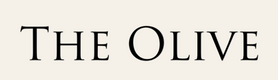 Text 'THE OLIVE' in black on a white background